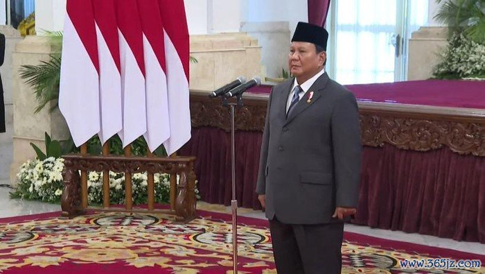 Presiden Prabowo Subianto (dok. YouTube Setpres)